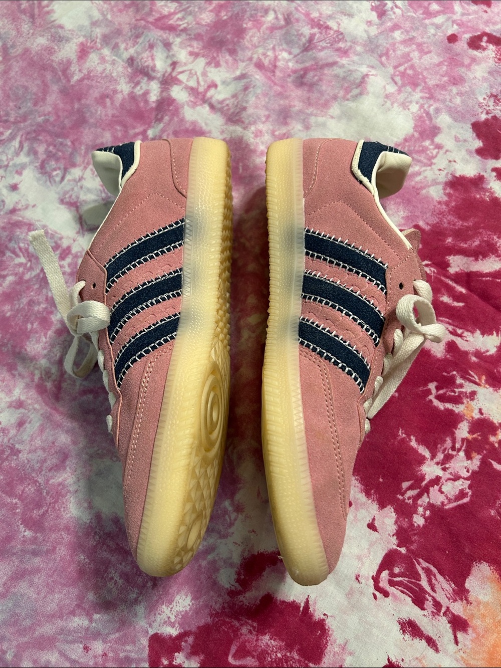 Adidas samba no title pink sneakers size 7 - Picture 2 of 8